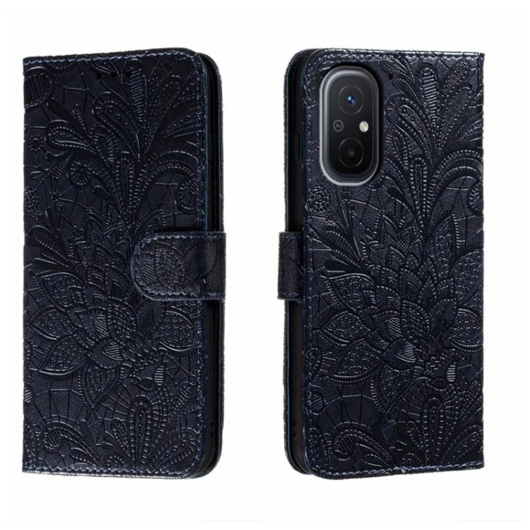 For Xiaomi Redmi 12C Lace Flower Embossing Flip Leather Phone Case