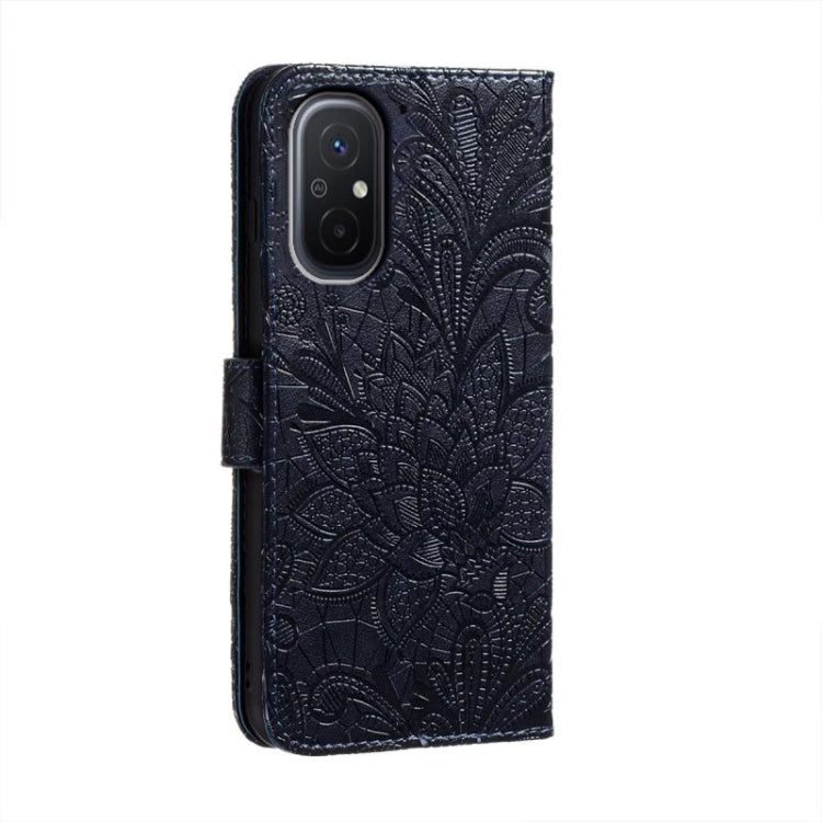 For Xiaomi Redmi 12C Lace Flower Embossing Flip Leather Phone Case