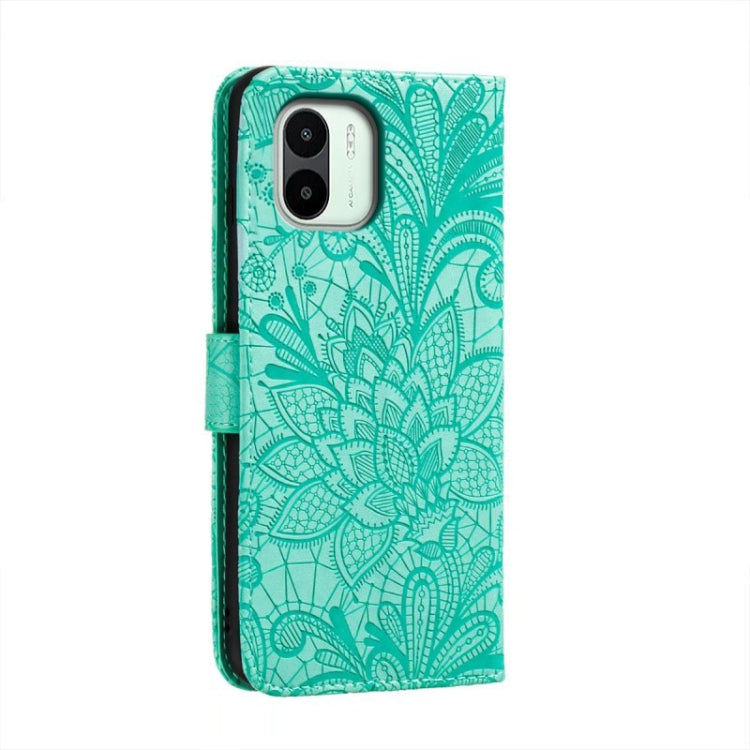 For Xiaomi Redmi A1 Lace Flower Embossing Flip Leather Phone Case