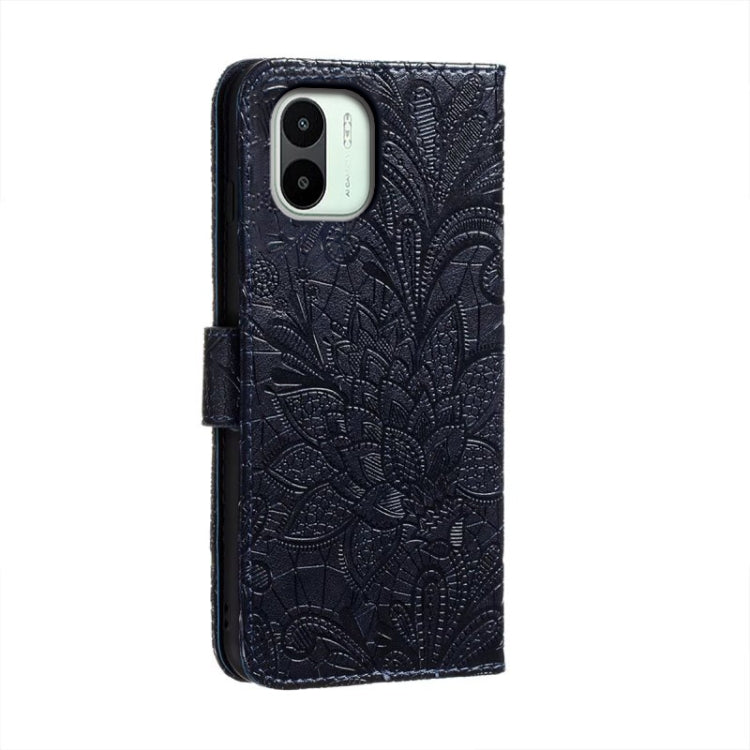 For Xiaomi Redmi A1 Lace Flower Embossing Flip Leather Phone Case