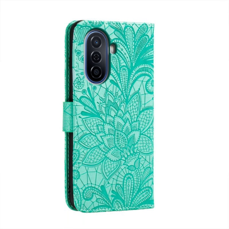 For Huawei Enjoy 50 Lace Flower Embossing Flip Leather Phone Case
