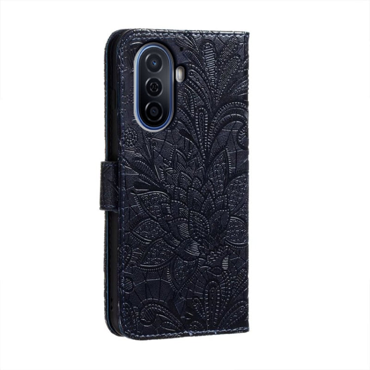 For Huawei Enjoy 50 Lace Flower Embossing Flip Leather Phone Case