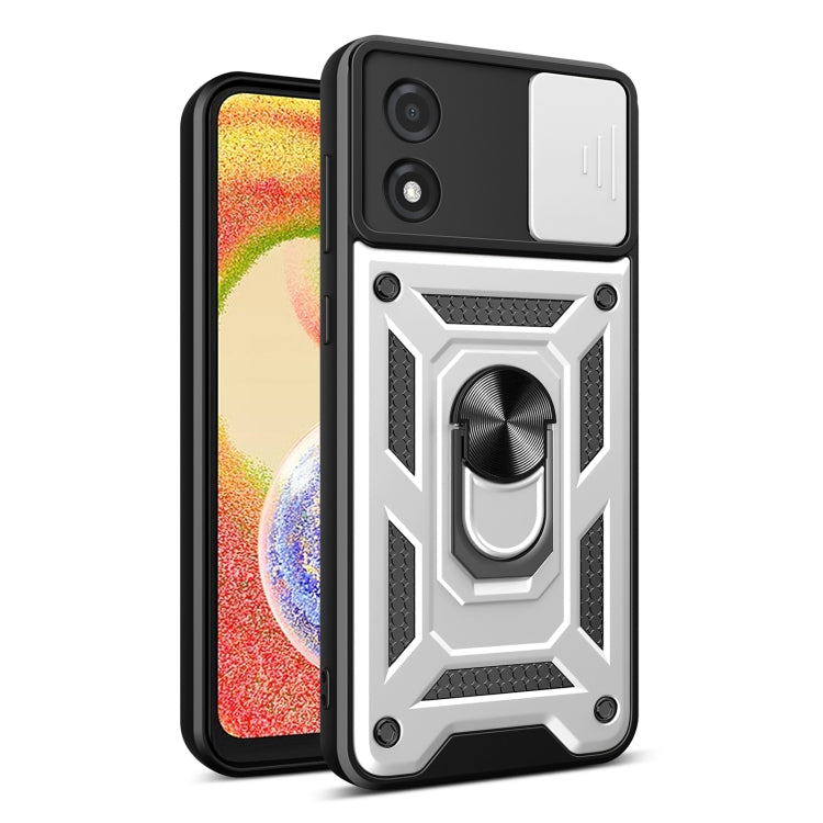 For Motorola Moto E13 4G Sliding Camera Cover Design TPU+PC Phone Case