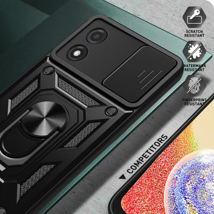 For Motorola Moto E13 4G Sliding Camera Cover Design TPU+PC Phone Case