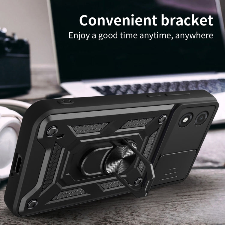 For Motorola Moto E13 4G Sliding Camera Cover Design TPU+PC Phone Case