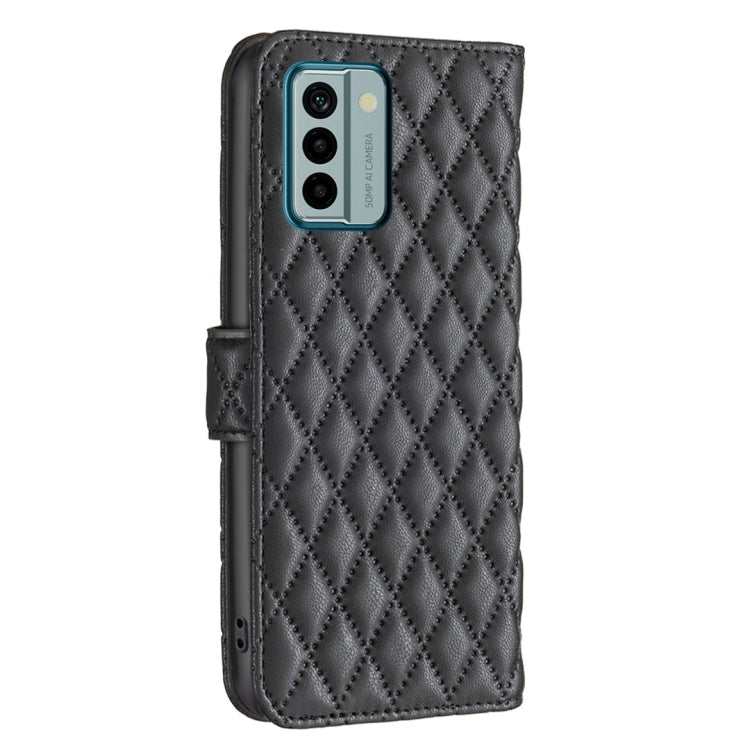 For Nokia G22 Diamond Lattice Wallet Leather Flip Phone Case