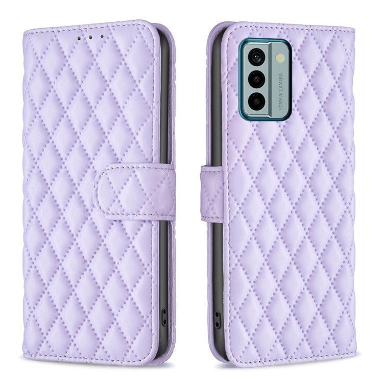 For Nokia G22 Diamond Lattice Wallet Leather Flip Phone Case