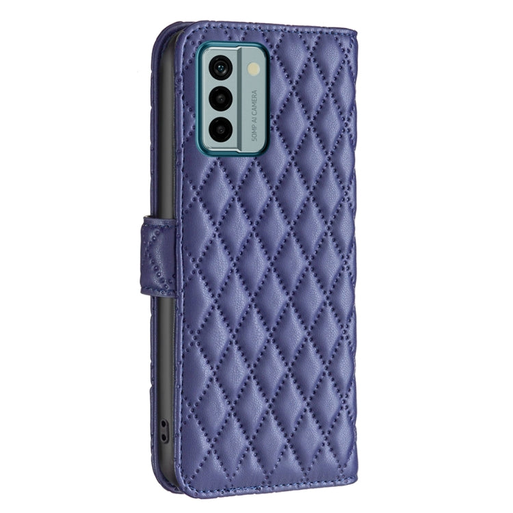For Nokia G22 Diamond Lattice Wallet Leather Flip Phone Case