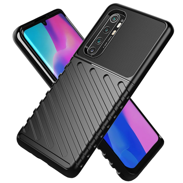 For Xiaomi Note 10 Lite Thunderbolt Shockproof TPU Soft Case(Black)