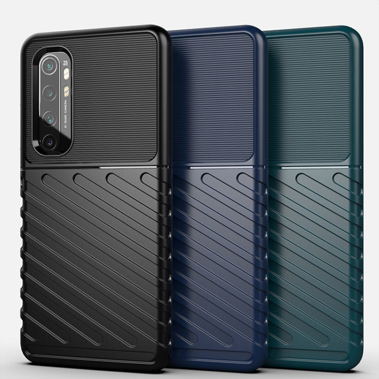 For Xiaomi Note 10 Lite Thunderbolt Shockproof TPU Soft Case(Black)