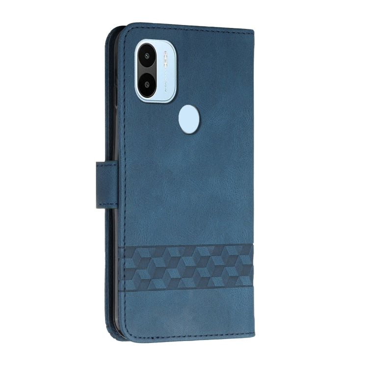 For Xiaomi Redmi A1+ Cubic Skin Feel Flip Leather Phone Case