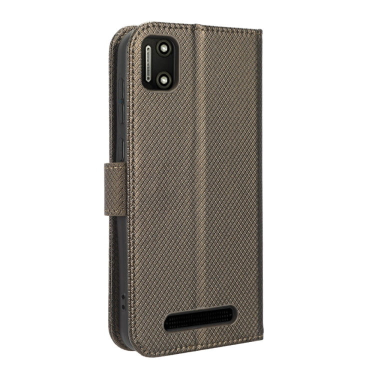 For Cloud Mobile Stratus C7 Diamond Texture Leather Phone Case