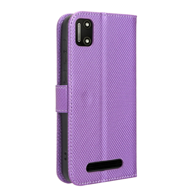 For Cloud Mobile Stratus C7 Diamond Texture Leather Phone Case