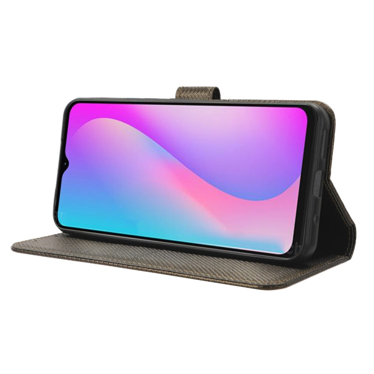 For Itel A60 Diamond Texture Leather Phone Case