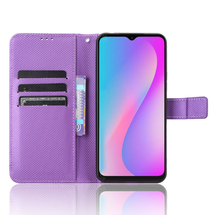 For Itel A60 Diamond Texture Leather Phone Case