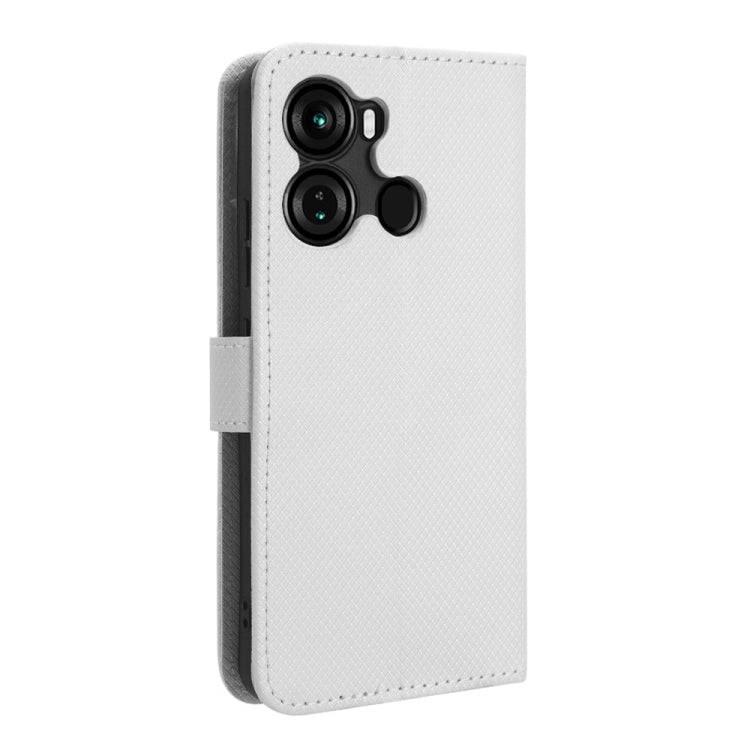 For Itel P40 Diamond Texture Leather Phone Case