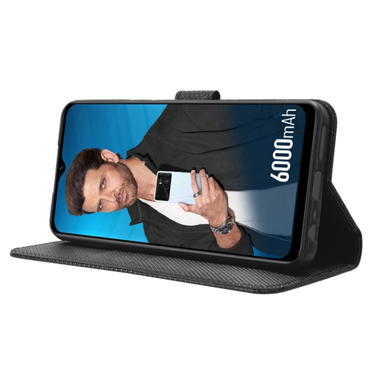 For Itel P40 Diamond Texture Leather Phone Case