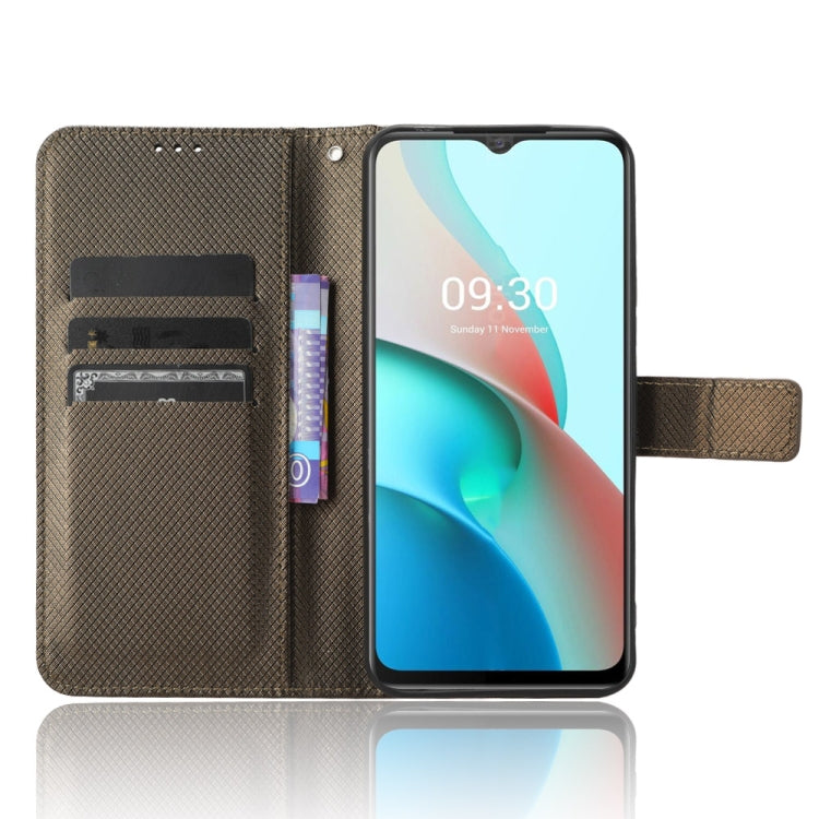 For Itel S18 S663L Diamond Texture Leather Phone Case