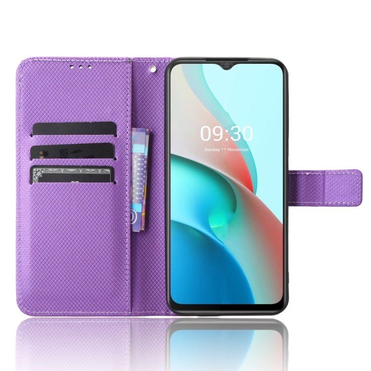 For Itel S18 S663L Diamond Texture Leather Phone Case