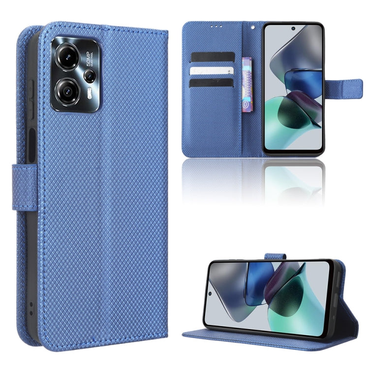 For Motorola Moto G13 / G23 4G Diamond Texture Leather Phone Case