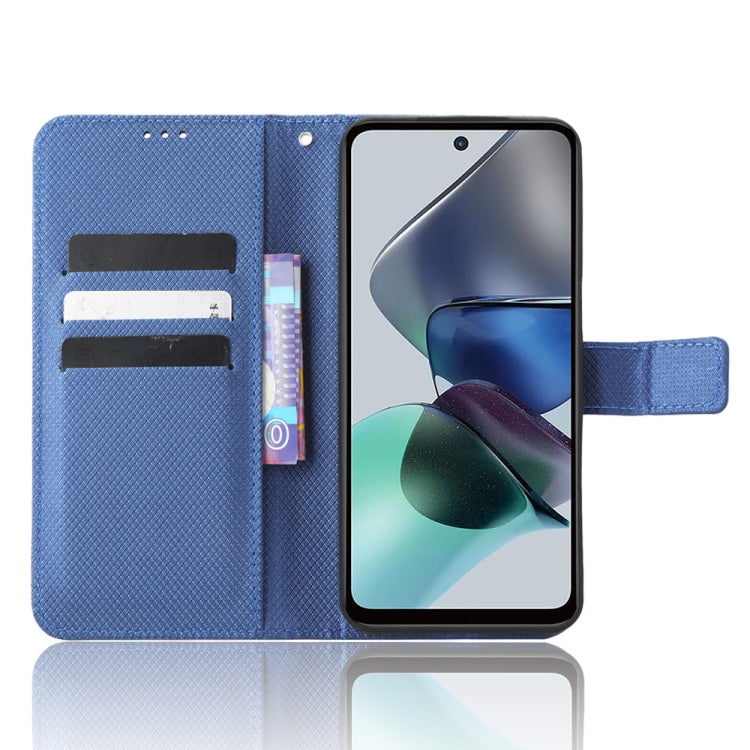 For Motorola Moto G13 / G23 4G Diamond Texture Leather Phone Case