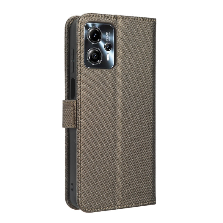 For Motorola Moto G13 / G23 4G Diamond Texture Leather Phone Case