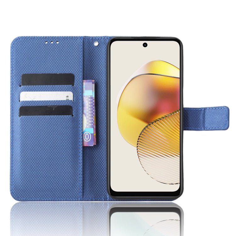 For Motorola Moto G73 5G Diamond Texture Leather Phone Case