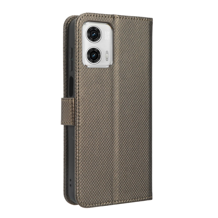 For Motorola Moto G73 5G Diamond Texture Leather Phone Case