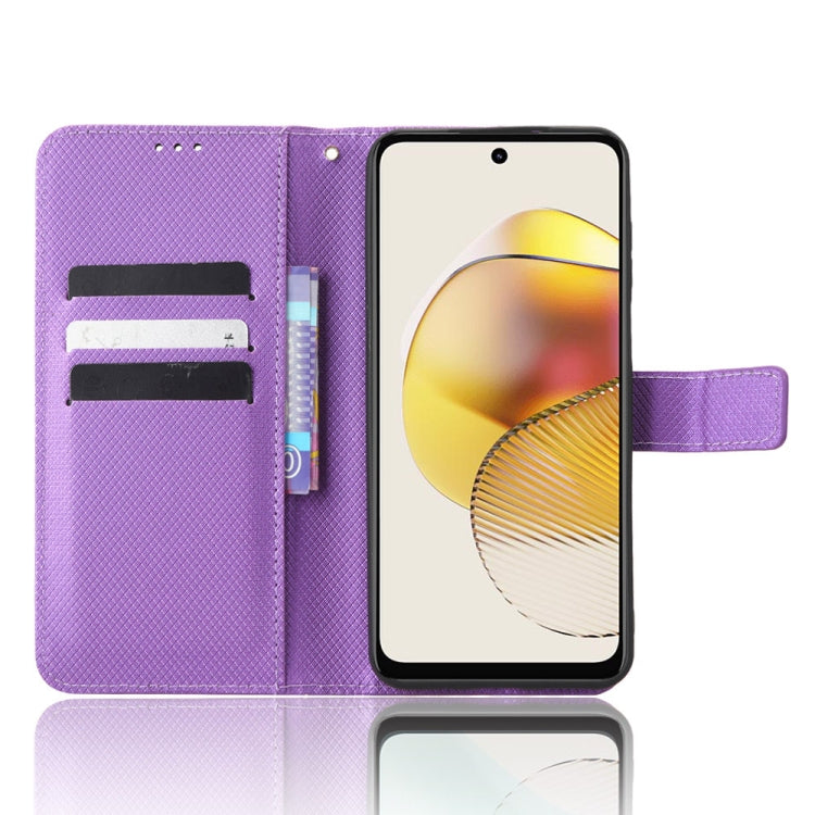 For Motorola Moto G73 5G Diamond Texture Leather Phone Case