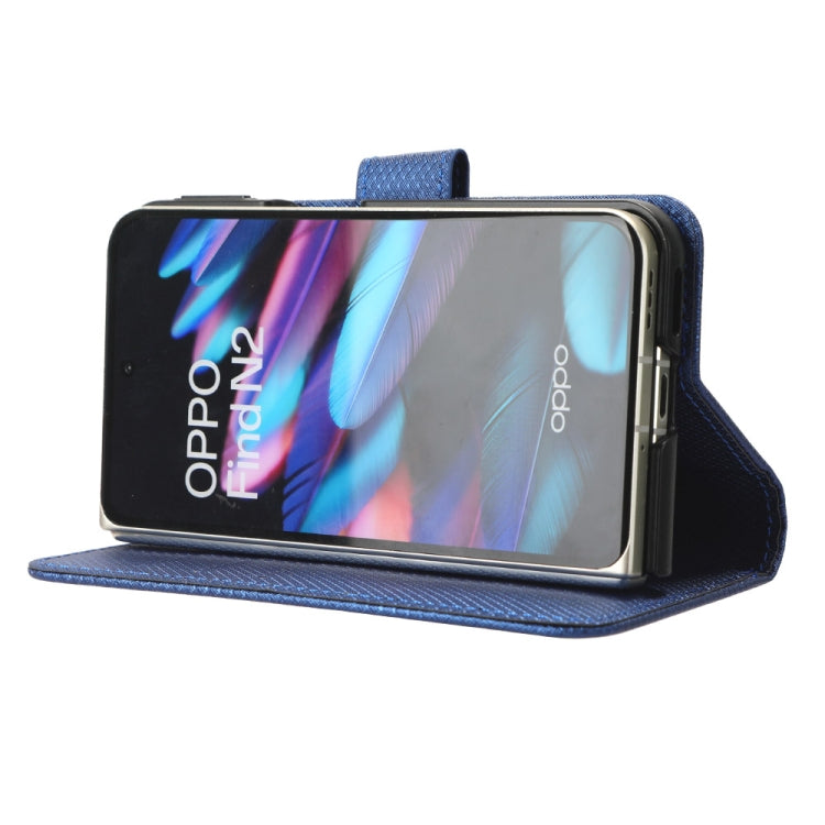 For OPPO Find N2 Diamond Texture Leather Phone Case