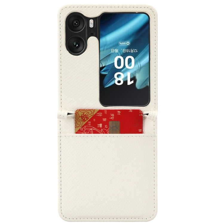 For OPPO Find N2 Flip Diamond Texture Leather Phone Case