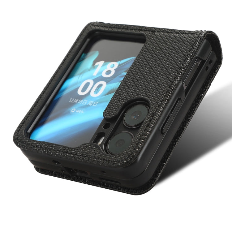 For OPPO Find N2 Flip Diamond Texture Leather Phone Case