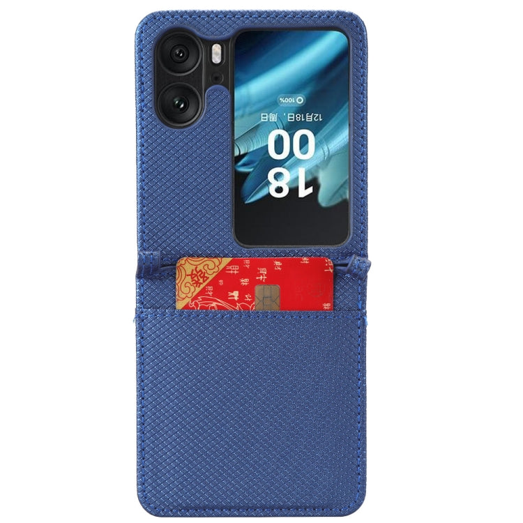 For OPPO Find N2 Flip Diamond Texture Leather Phone Case