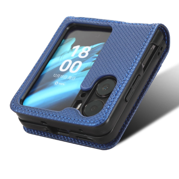 For OPPO Find N2 Flip Diamond Texture Leather Phone Case