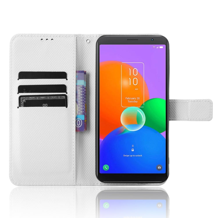 For TCL 403 Diamond Texture Leather Phone Case