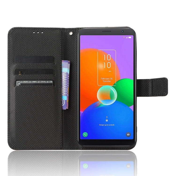 For TCL 403 Diamond Texture Leather Phone Case