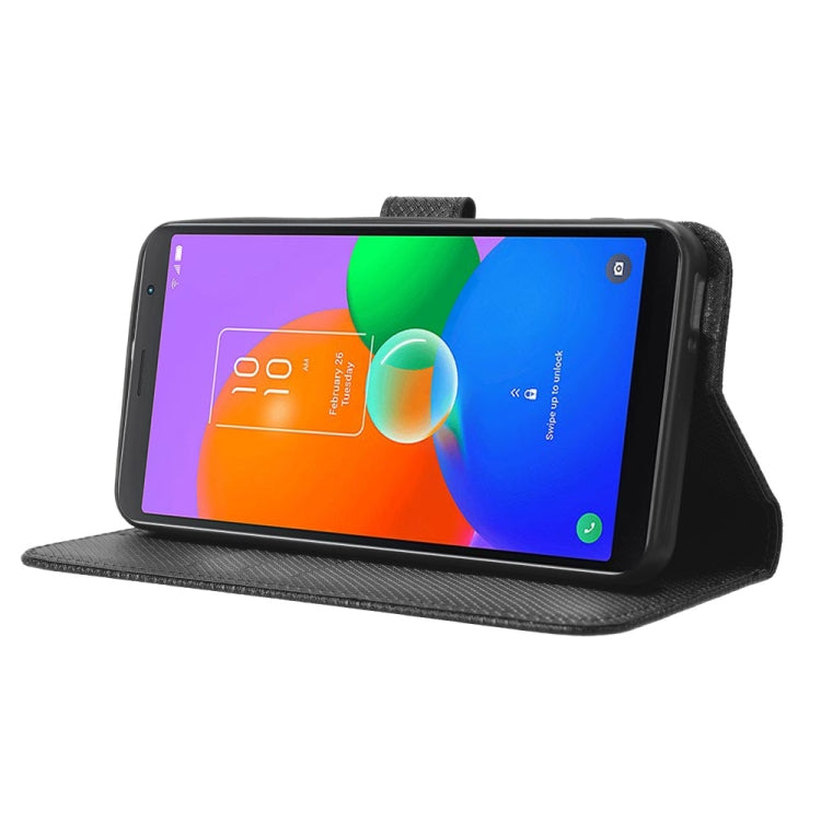 For TCL 403 Diamond Texture Leather Phone Case