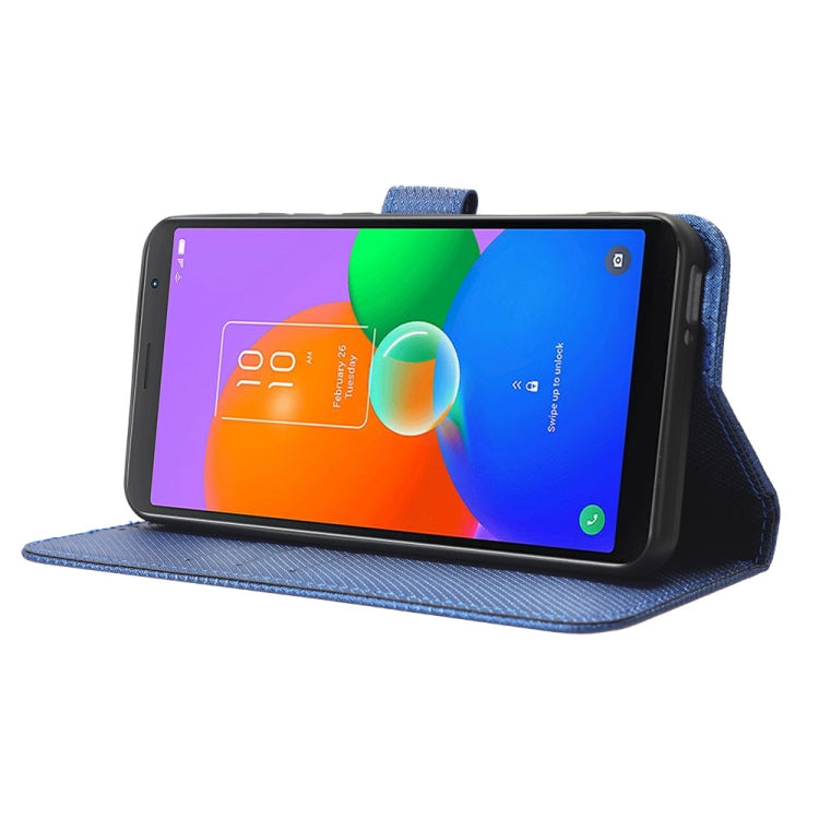 For TCL 403 Diamond Texture Leather Phone Case