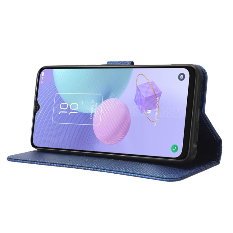 For TCL 408 Diamond Texture Leather Phone Case