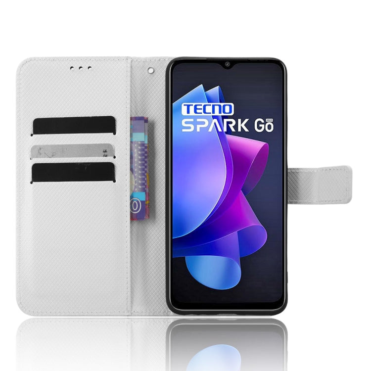 For Tecno Spark Go 2023 Diamond Texture Leather Phone Case