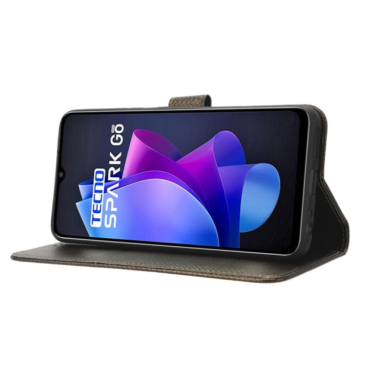 For Tecno Spark Go 2023 Diamond Texture Leather Phone Case