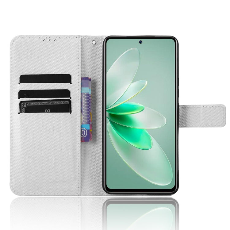 For vivo V27e / S16e Diamond Texture Leather Phone Case
