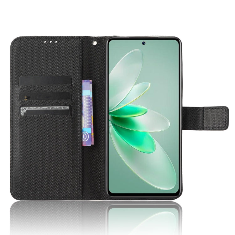 For vivo V27e / S16e Diamond Texture Leather Phone Case