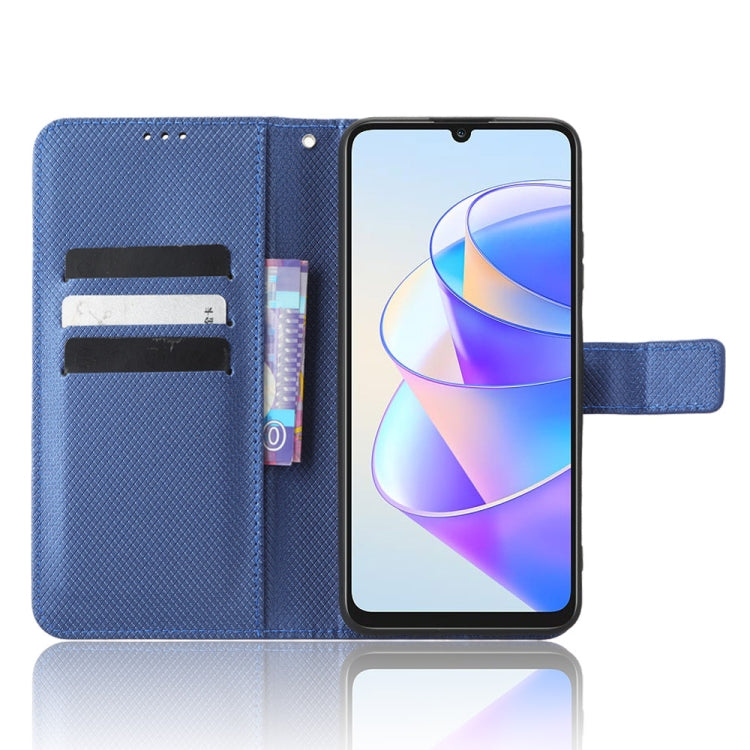 For Honor X7a Diamond Texture Leather Phone Case