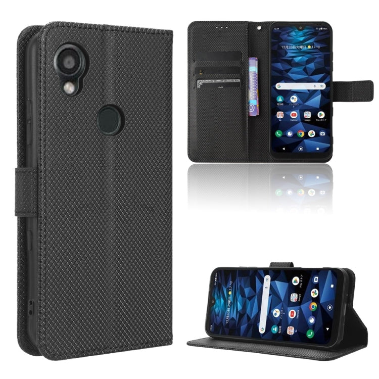 For Kyocera Digno SX3 KYG02 Diamond Texture Leather Phone Case