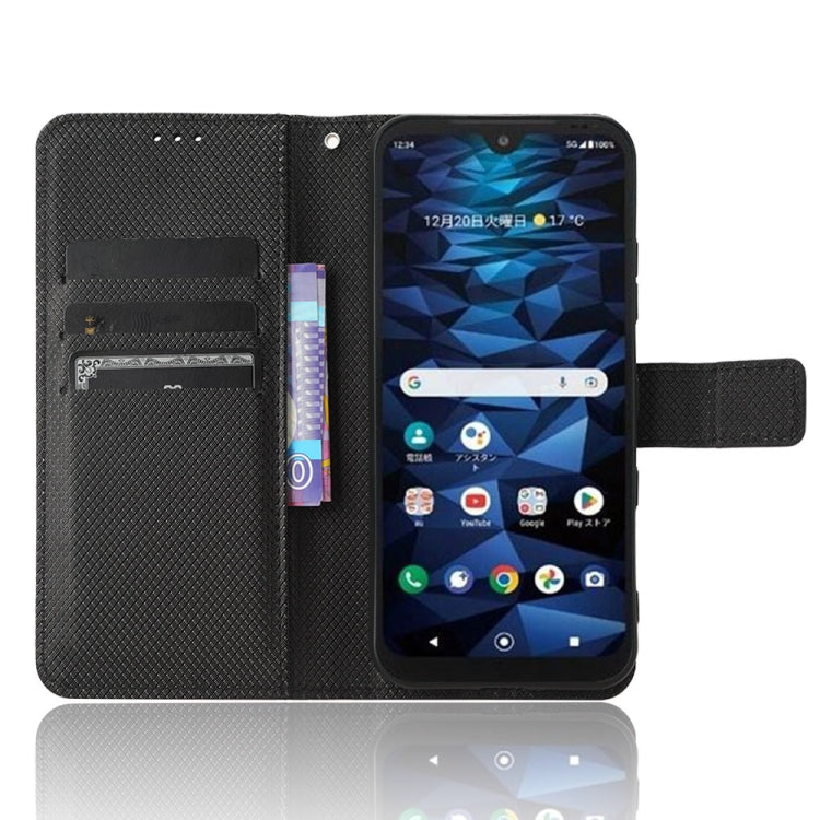 For Kyocera Digno SX3 KYG02 Diamond Texture Leather Phone Case