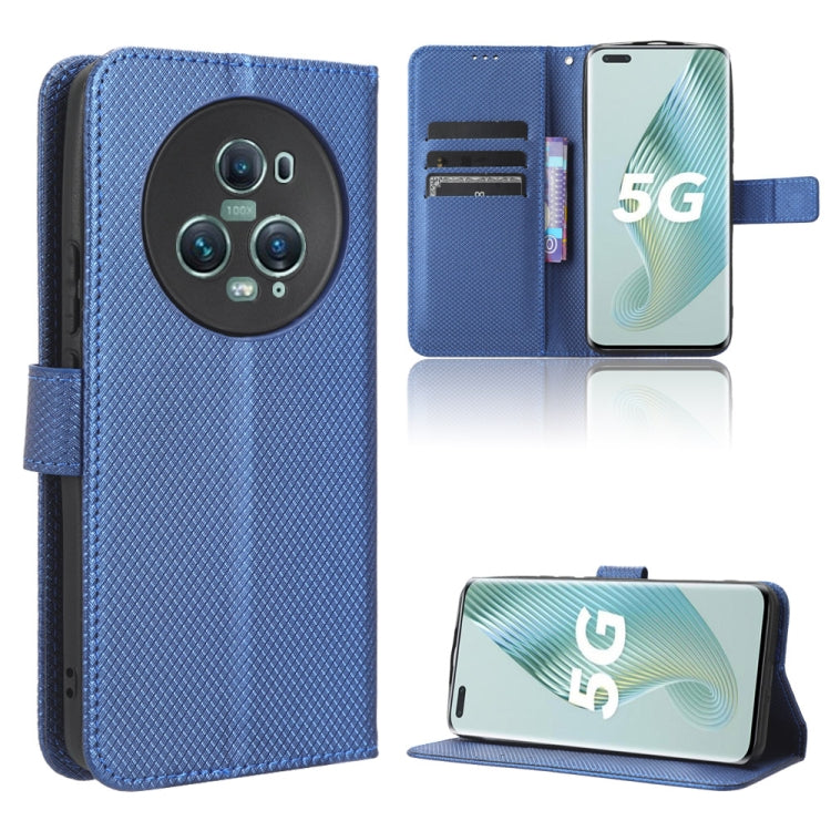 For Honor Magic5 Pro Diamond Texture Leather Phone Case