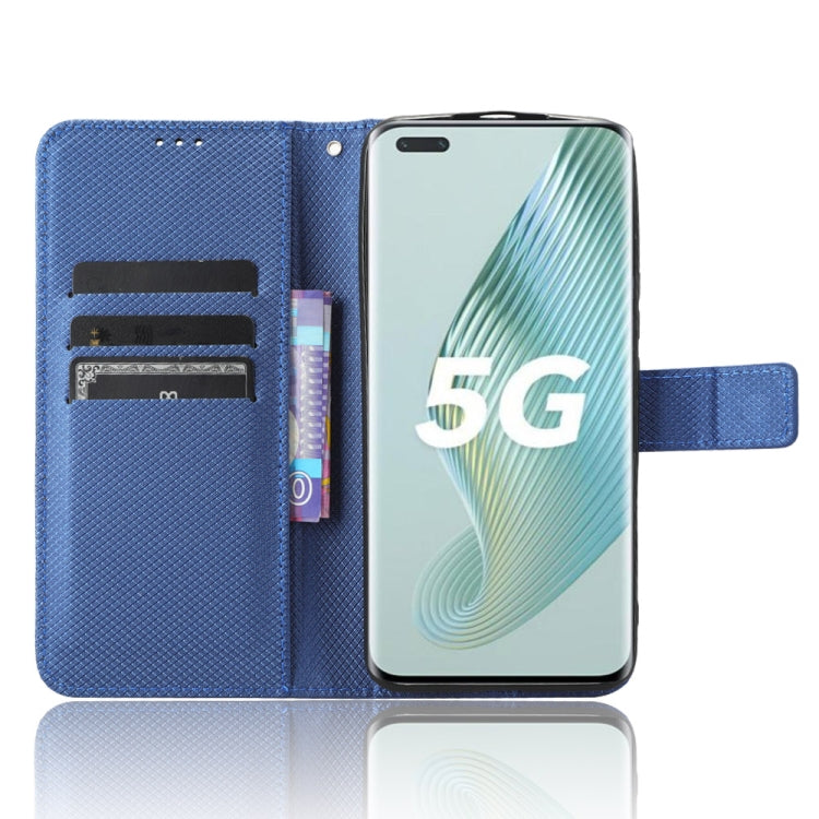 For Honor Magic5 Pro Diamond Texture Leather Phone Case