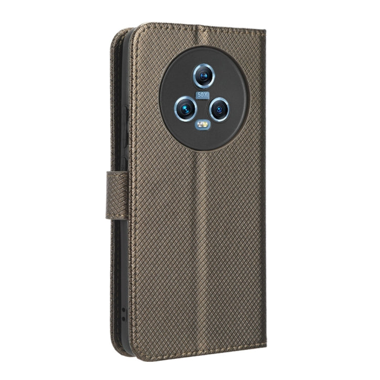 For Honor Magic5 Diamond Texture Leather Phone Case