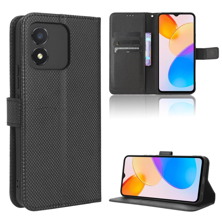 For Honor X5 Diamond Texture Leather Phone Case